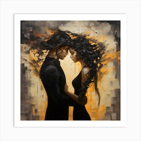 Lovers By Csaba Fikker 10 Art Print