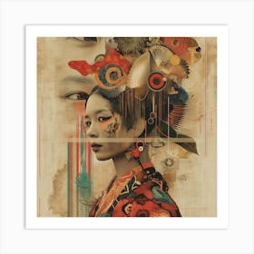 Asian Woman 2 Art Print