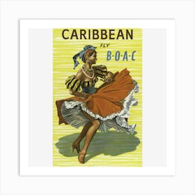 Caribbean Dancer Art Print