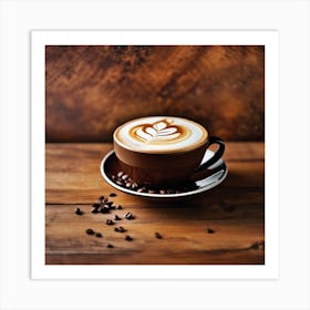 Latte Art 1 Art Print