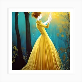 Moonlight Maiden Art Print