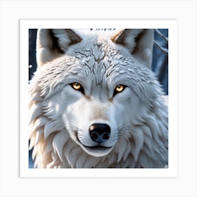 White Wolf 2 Art Print