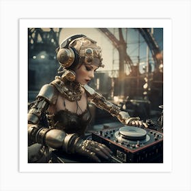 Steampunk Dj 6 Art Print