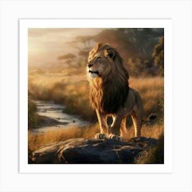 Lion King Art Print