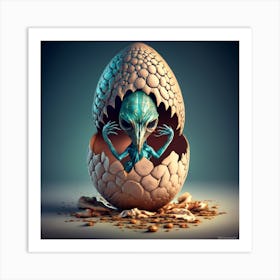 Alien Egg Art Print