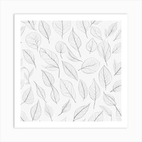 Leaf Pattern Art Print