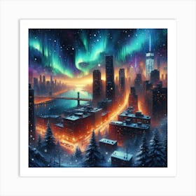 Frozen Echoes 3 Art Print