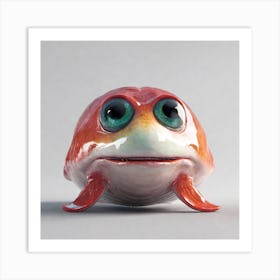 Frog 3d Model Art Print