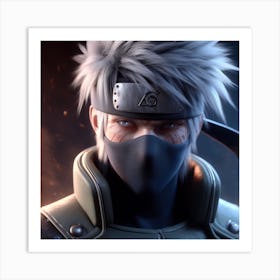 Kakashi Sensei 5 Art Print