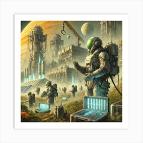 Venusian Engineers Specialization Converted Art Print