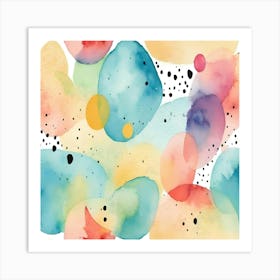 Abstract Watercolor Painting Art Print