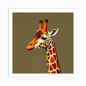 Giraffe 2 Art Print