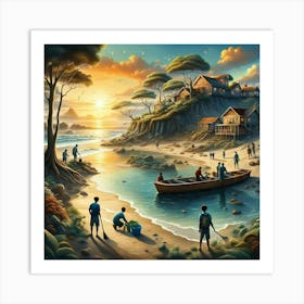 'The Shore' Art Print