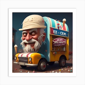 Ice Cream Truck Art Print