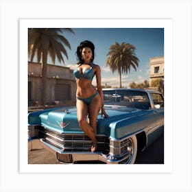 California Girl Art Print