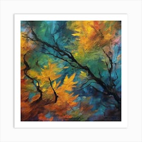 Autumn Trees Art Print