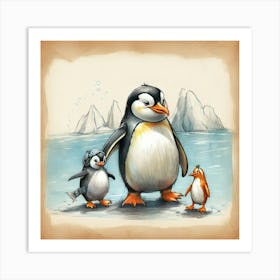 Penguins 18 Art Print