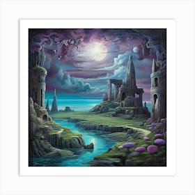 Dreamlike Vista 2 Art Print