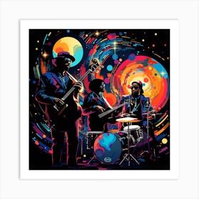 Jazz Band Art Print