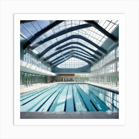 Indoor Swimming Pool 1 Art Print