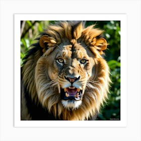 Lion photo Art Print