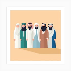 Arab Family (23) Art Print