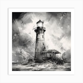 Lighthouse 4 Art Print