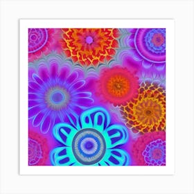 Flower Outburst Art Print