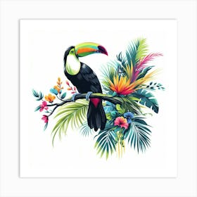 Illustration toucan 1 Art Print