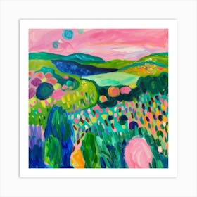 Landscape Painting 12 Art Print