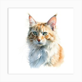 Lambkin Cat Portrait 2 Art Print