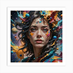 'Cosmic Girl' Art Print