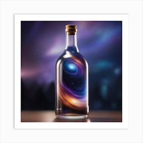 Galaxy In A Bottle 3 Art Print