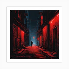 Dark Alley Art Print