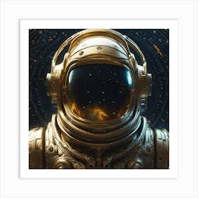 Astronaut In Space 1 Art Print