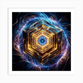 Hexahedron 3 Art Print