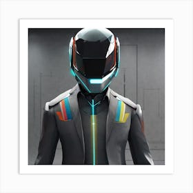 Futuristic Man 30 Art Print