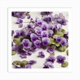 Violets 4 Art Print