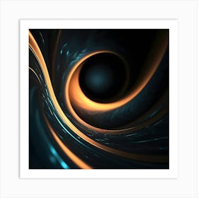 Abstract Swirl Art Print