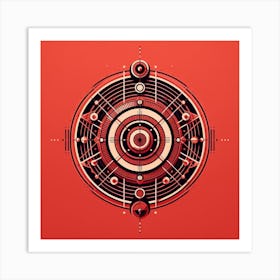 Geometric Circle Art Print