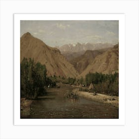 River In The Mountains Art Print