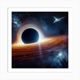 Black Hole Art Print