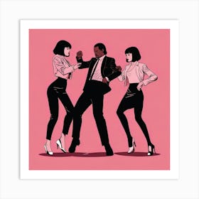 Pulp Fiction Dance Art Prints (1) Art Print