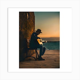 Acoustic Guitar Art Print