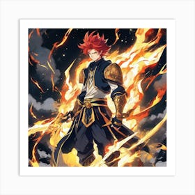 LORD OF THE FLAMES Art Print