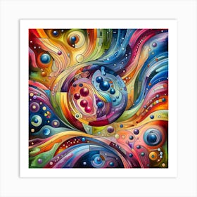 Abstract Painting 8 Art Print