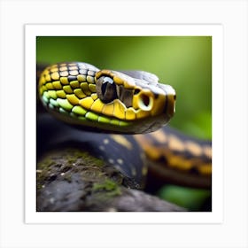 Tiger Snake Art Print