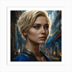 Blonde Ambition Art Print