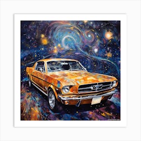 'Mustang In Space' Art Print