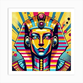 Pop Pharaoh Ankhesmenra Art Print